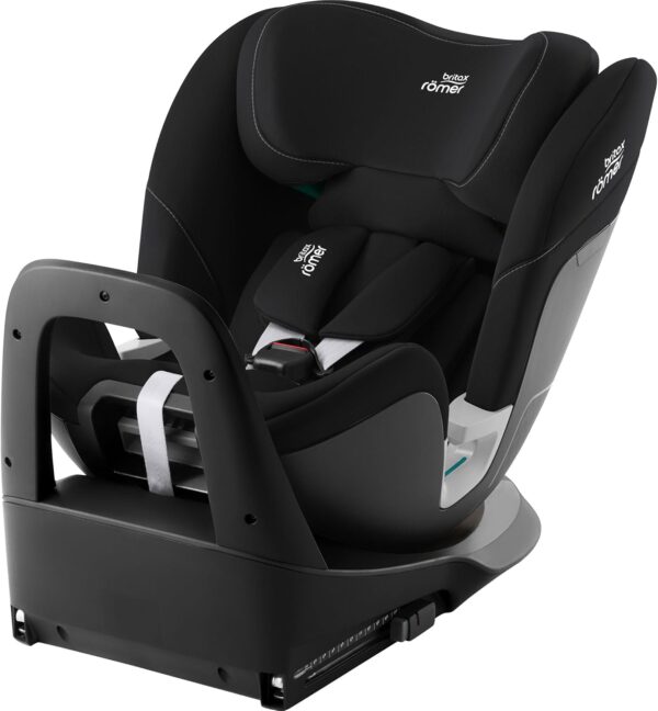 Seggiolino auto Britax Römer RIDER, per bambini da 40 a 125 cm (i-Size) con ISOFIX e gamba di supporto, nascita - 7 anni, Space Black