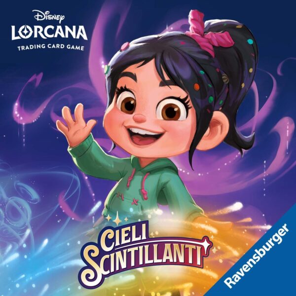 Ravensburger - Disney Lorcana TCG: Cieli Scintillanti, Tiana Deck Box 80 Carte, Porta Mazzo di Carte da Gioco Collezionabili, Gioco Adulti e Bambini, Idea Regalo 8+ Anni, Edizione in Italiano