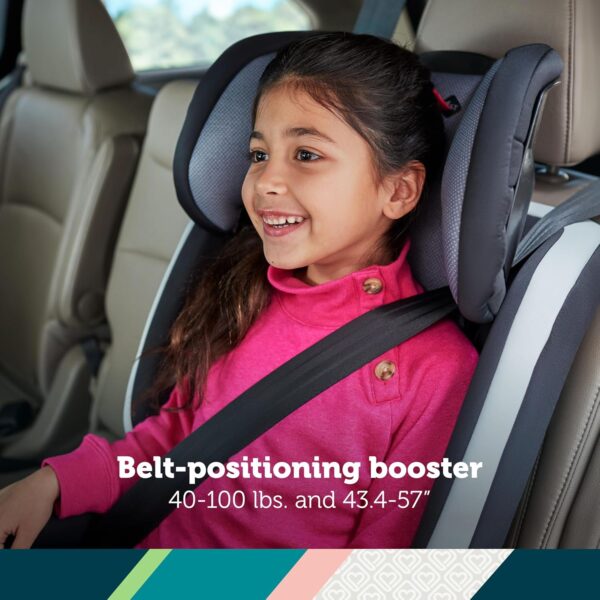 Safety 1st Boost-and-Go All-in-1 Harness Booster seggiolino auto, 3 in 1 Booster per uso esteso: imbracatura rivolta in avanti, booster per il posizionamento della cintura posteriore alta e booster