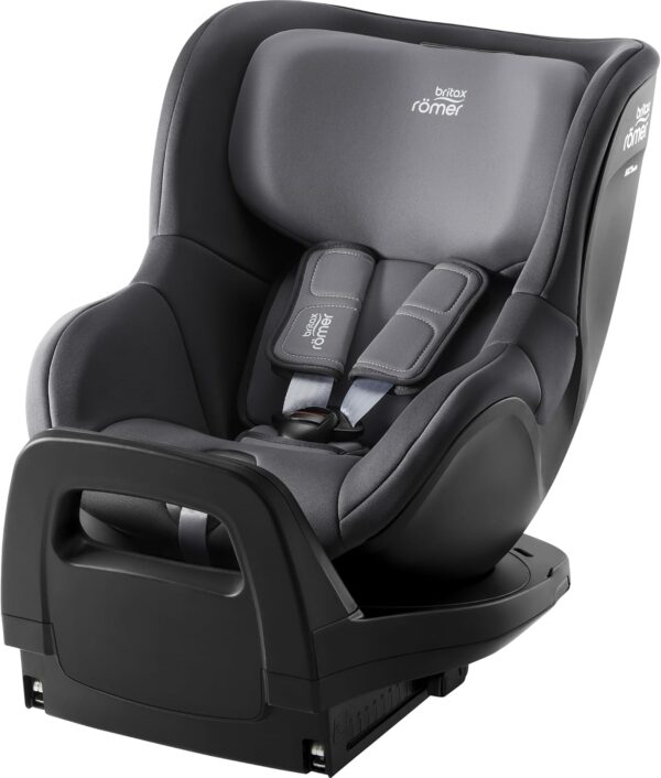 Seggiolino auto BRITAX RÖMER DUALFIX M i-SIZE, per bambini da 61-105 cm (i-Size) con ISOFIX, 3 mesi - 4 anni, Midnight Grey