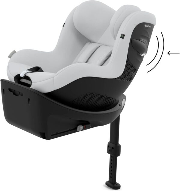 CYBEX Gold - Seggiolino auto Sirona G i-Size Comfort, senza base, a partire da 3 mesi a 4 anni, max. 19 kg, 61-105 cm (dalla nascita/40 cm con inserto neonato), colore: Grigio