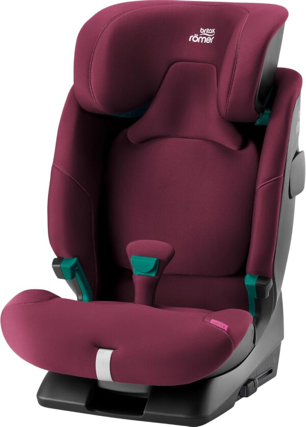 BRITAX RÖMER Seggiolino ADVANSAFIX 2 Z-LINE, per bambini da 76 a 150 cm (i-Size) con e senza ISOFIX, da 15 mesi a 12 anni, Burgundy Red - Image 5