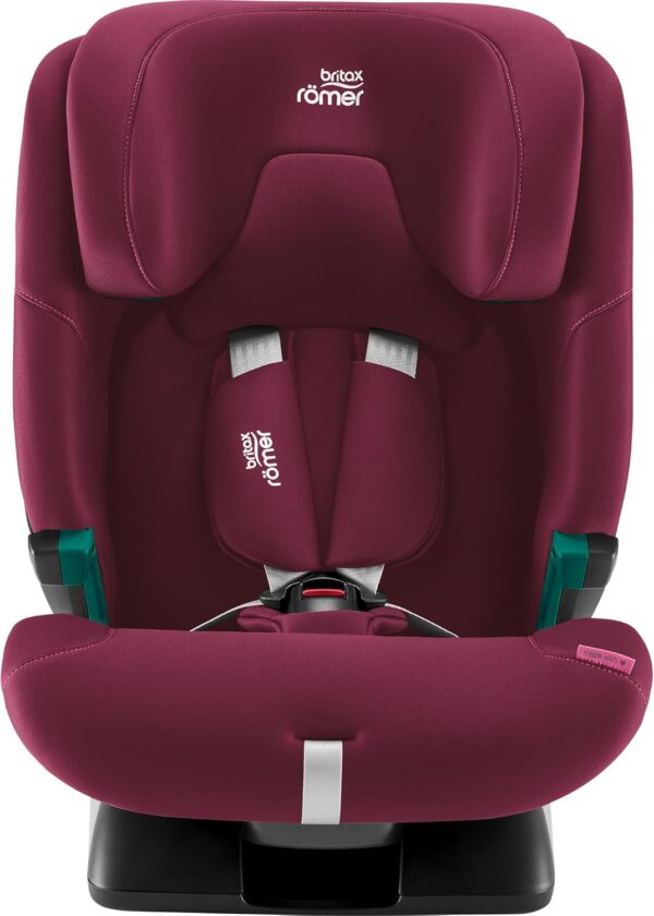 BRITAX RÖMER Seggiolino ADVANSAFIX 2 Z-LINE, per bambini da 76 a 150 cm (i-Size) con e senza ISOFIX, da 15 mesi a 12 anni, Burgundy Red - Image 2