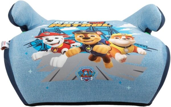 Seggiolino alzatina auto i-Size ECE R129. Alzabimbo per la sicurezza dei bambini con altezza da 125 a 150 cm, rialzo (Paw Patrol bambini) - Image 3