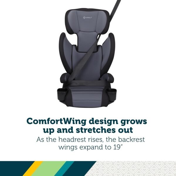 Safety 1® Grow and Go™ - Seggiolino auto 2 in 1 con cintura di posizionamento, con ComfortWings, colore: sabbia nera - immagine 3