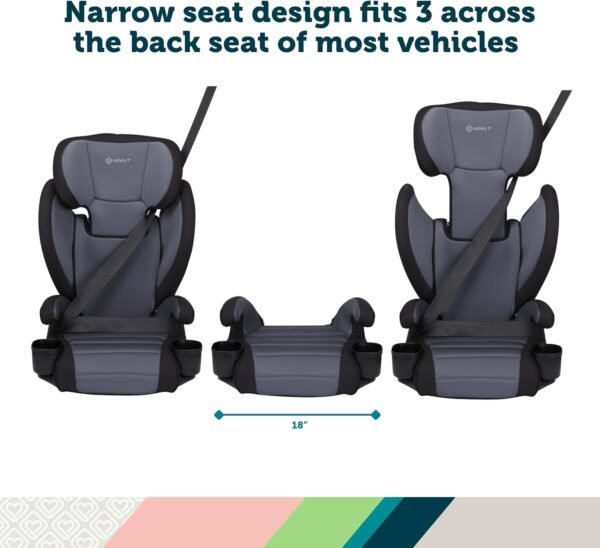 Safety 1® Grow and Go™ - Seggiolino auto 2 in 1 con cintura di posizionamento, con ComfortWings, colore: sabbia nera - immagine 4