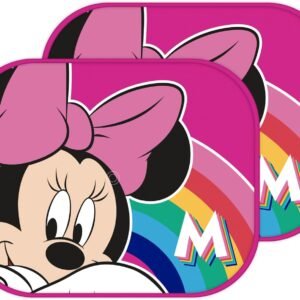ARDITEX Protettori Sole per Finestre Auto - 2 Pezzi - Disney-Minnie