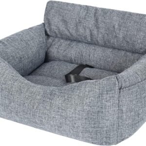 NIBESSER 2 in 1 seggiolino auto e letto per cani, impermeabile e antiscivolo, per gatti, fodera rimovibile e cuscino