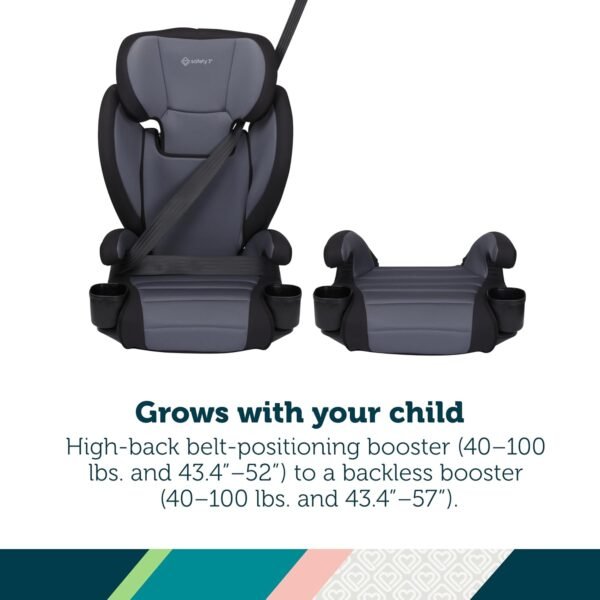 Safety 1® Grow and Go™ - Seggiolino auto 2 in 1 con cintura di posizionamento, con ComfortWings, colore: sabbia nera - immagine 2
