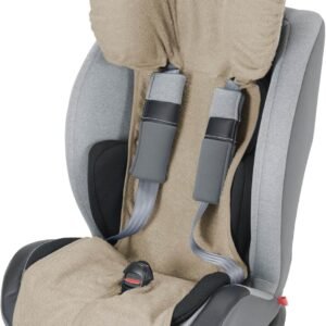 Babysanity Rivestimento copri seggiolino auto 9/36 e 15/36 kg in DOPPIA SPUGNA DI COTONE 100% colore Beige
