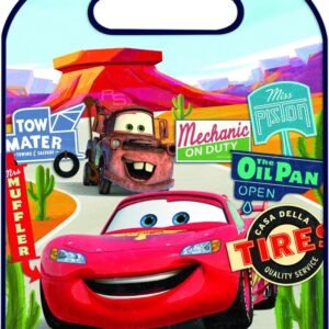 Proteggisedile universale auto sedile anteriore in pvc 45x57cm stampa Cars Saetta McQueen Cricchetto bambini