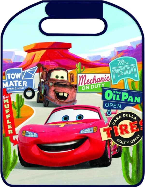 Proteggisedile universale auto sedile anteriore in pvc 45x57cm stampa Cars Saetta McQueen Cricchetto bambini