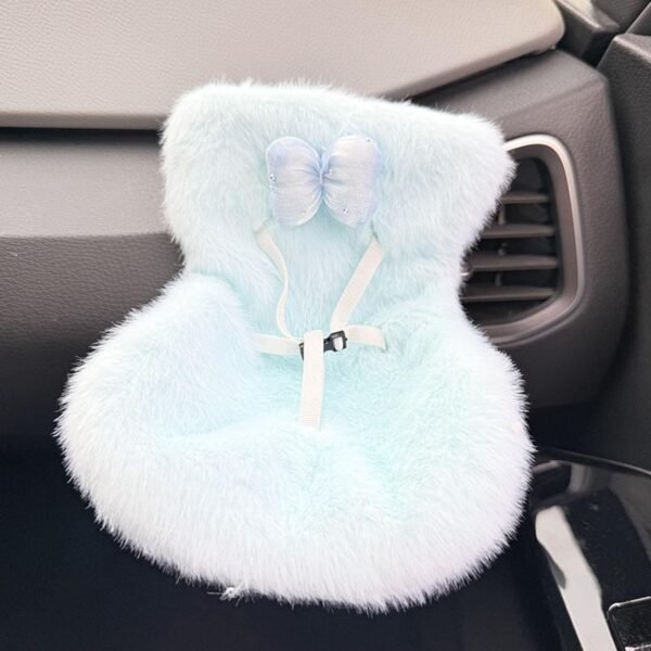 Seggiolino auto in peluche adatto ai bambini con disegni colorati comodi sedili per viaggi in famiglia e spostamenti quotidiani seggiolino per bambini - immagine 5
