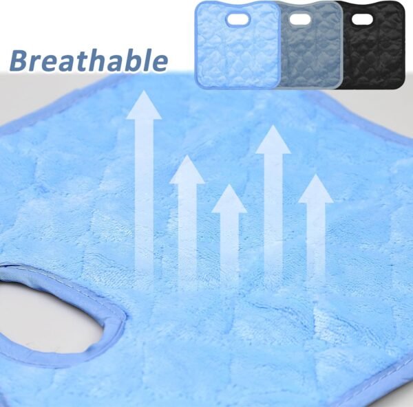 3 protezioni per sedili auto per bambini, impermeabili, protezione universale per seggiolino auto per bambini (grigio, nero, blu) - immagine 6