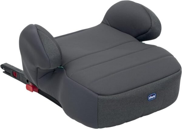 Chicco, Quasar Fix i-Size, Seggiolino Auto Bambini 7-12 Anni (126-150 cm), Facile da Installare con Sistema Isofix, con Braccioli Imbottiti e Seduta Confortevole, Grigio