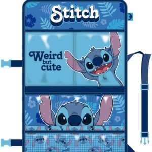 Disney Stitch, organizer per auto, borsa da viaggio, tasche multiple, protezione per sedili auto, organizer per bambini, design robusto